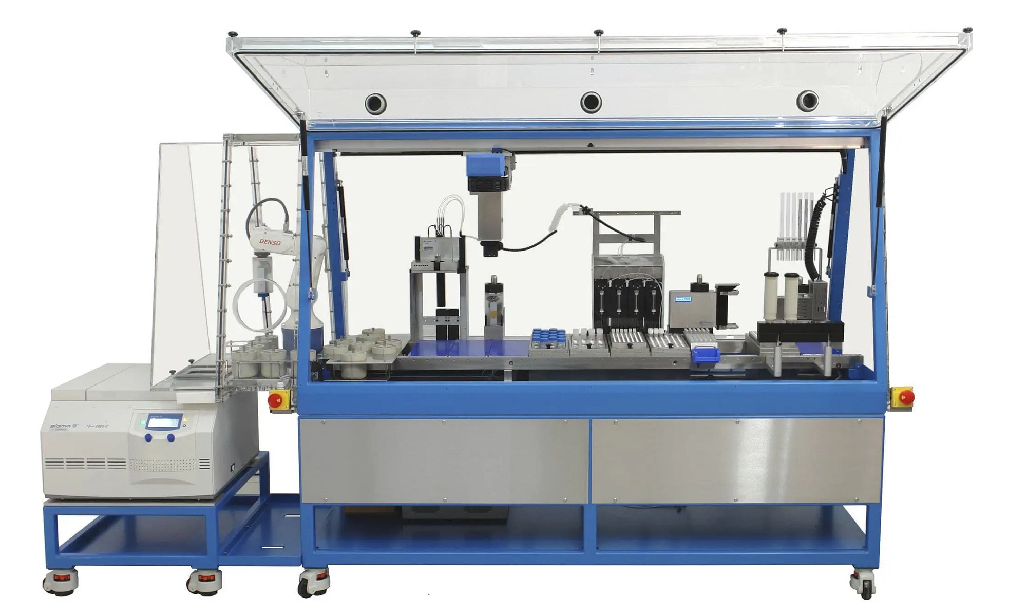 Enlarged view: Chemspeed automated platform for chemical synthesis